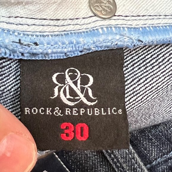 Rock & Republic Kasandra Mid Rise Jeans Size 30 Waist - Picture 13 of 16